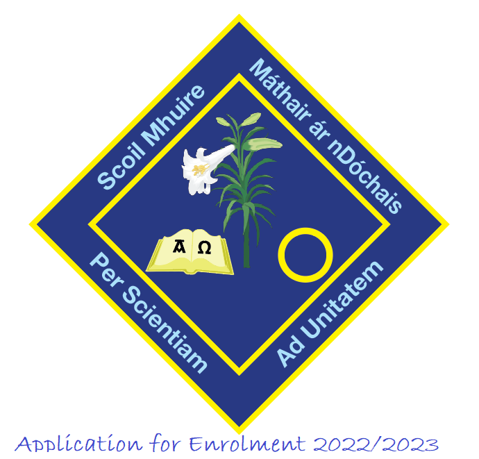 Application for Enrolment 2022-2023
